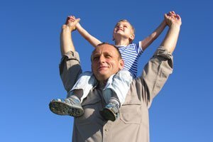Männer, die Teilzeit arbeiten, können mit ihren Kindern mehr Zeit verbringen.