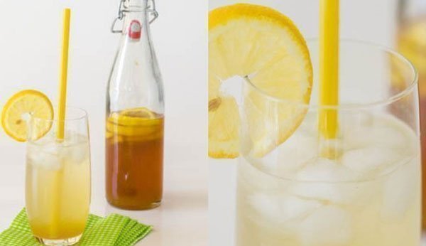 Zitronen-Limonade mit braunem Zucker