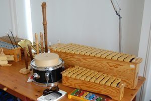 Kinder können verschiedene Instrumente lernen.