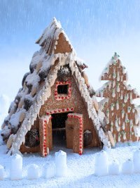 Backen für Weihnachten: Lebkuchen-Haus