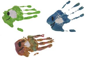 Fingerabdruck: So leicht kann Malen mit Kindern sein!