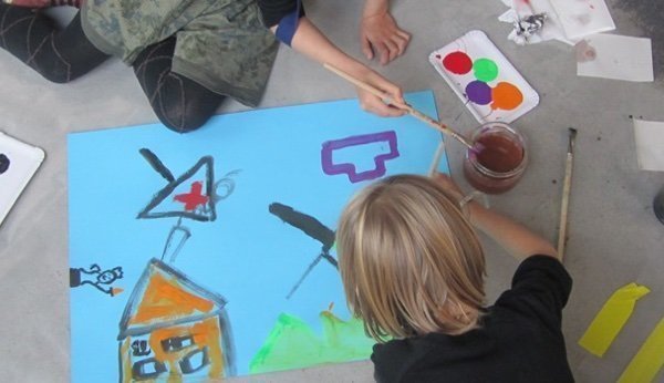 Im Kunstmuseum St. Gallen können Kinder ihre kreative Ader ausleben