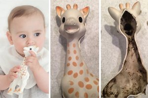 Schimmel in Kinderspielzeug: Ist Giraffe Sophie gesundheitsgefährdend?