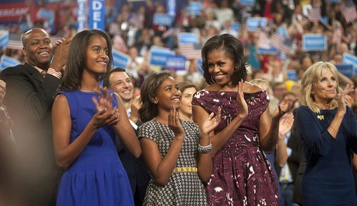 Die amerikanische Vorzeige-Familie Obama: Michelle Obama erzieht ihre Kinder streng.