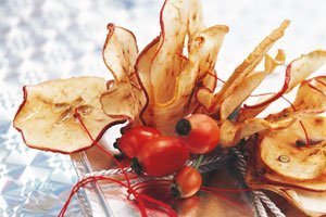 Weihnachtsgebäck: Zimt-Apfel-Chips