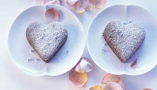 Valentinstagsmenü: Schokolade-Küchlein