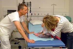 Im Kinderspital Zürich wird auch ganz kleinen Patienten geholfen.