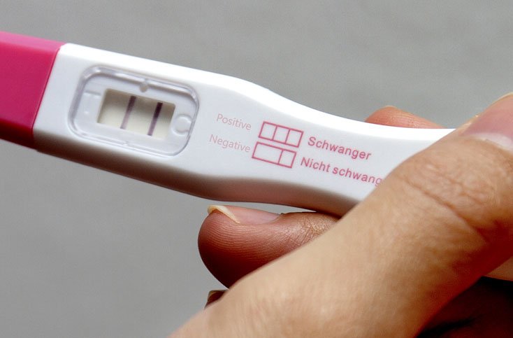 Test positiver schwangerschafts Verdunstungslinie oder