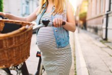 Fahrrad fahren in der Schwangerschaft beugt Diabetes vor