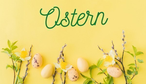 Ostern ist das Fest der Eier und Hasen