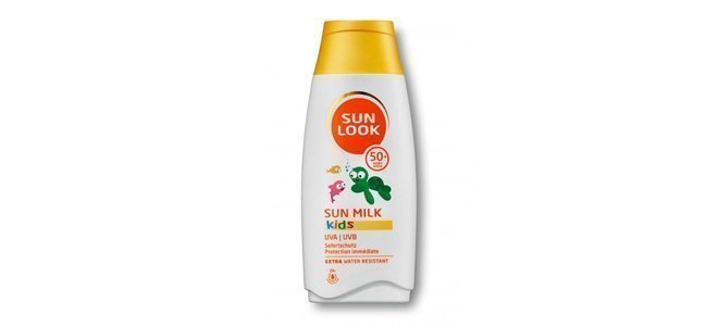 Migros Sun Olhe para o leite de sol no teste