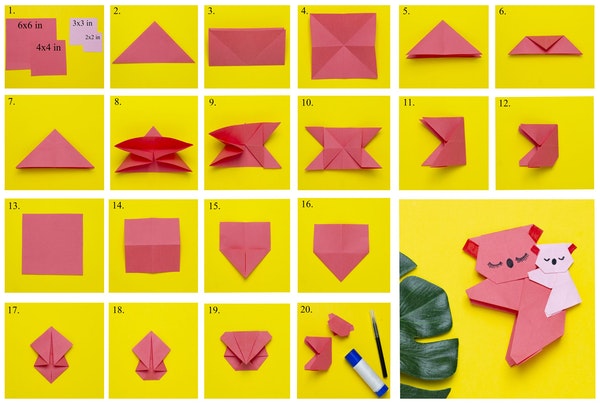 Origami fordert ein bisschen Geduld und Geschick. 