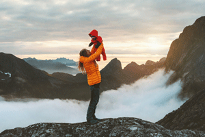 Mit Baby in die Berge: Auf wie viele Höhenmeter Sie mit Ihrem Baby dürfen