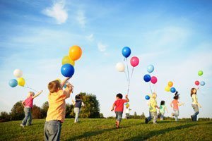 Ballon-Spiele für den Kindergeburtstag