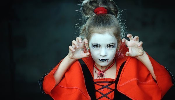Fasnacht schminken für Kinder: Der Vampir