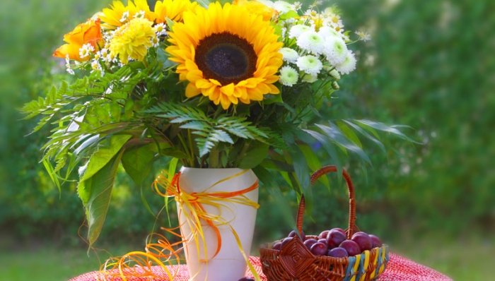 Blumen zum Muttertag: Sonnenblumen