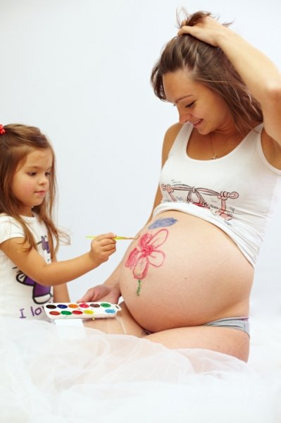 Babybauch: Bellypainting heisst die neue Kunst der Schwangeren