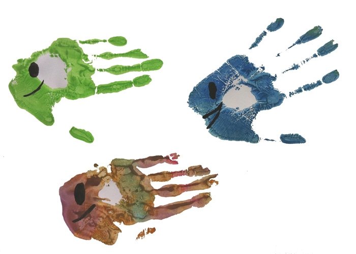 Malen per Fingerabdruck: Mit Kindern Fantasiewesen erschaffen