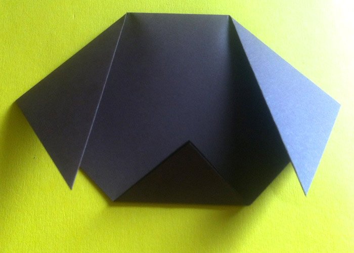 Origami falten: Schritt 4