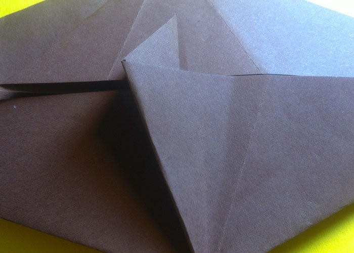 Bastelideen mit Papier: aus einem Blatt eine Maus falten