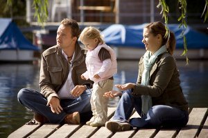 Une famille heureuse peut aussi réussir pour les parents célibataires avec un nouveau partenaire