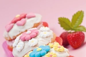 Backrezept des Monats: Blüten-Cupcakes